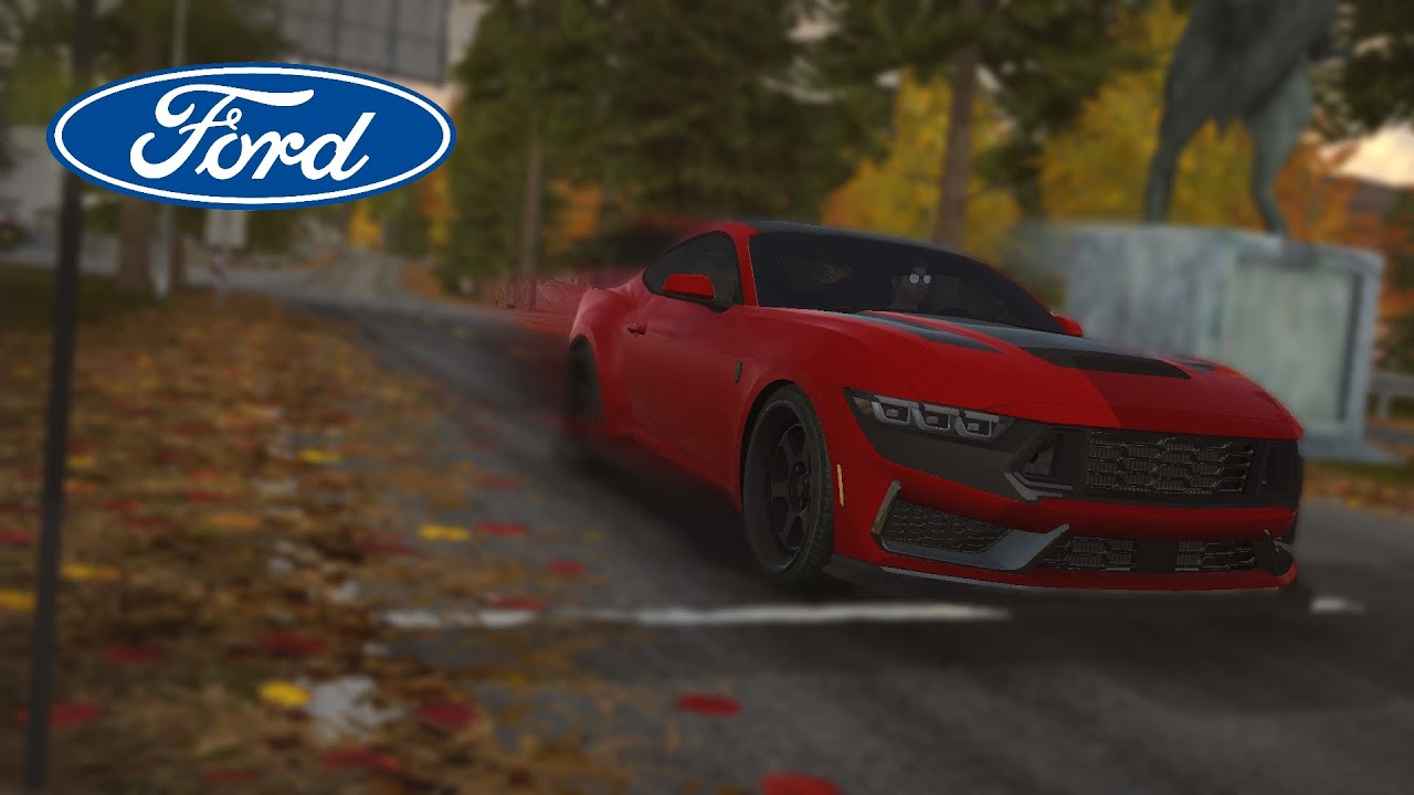 Test de manejo #2 en car parking multiplayer 2024 ford mustang dark horse 🐎
