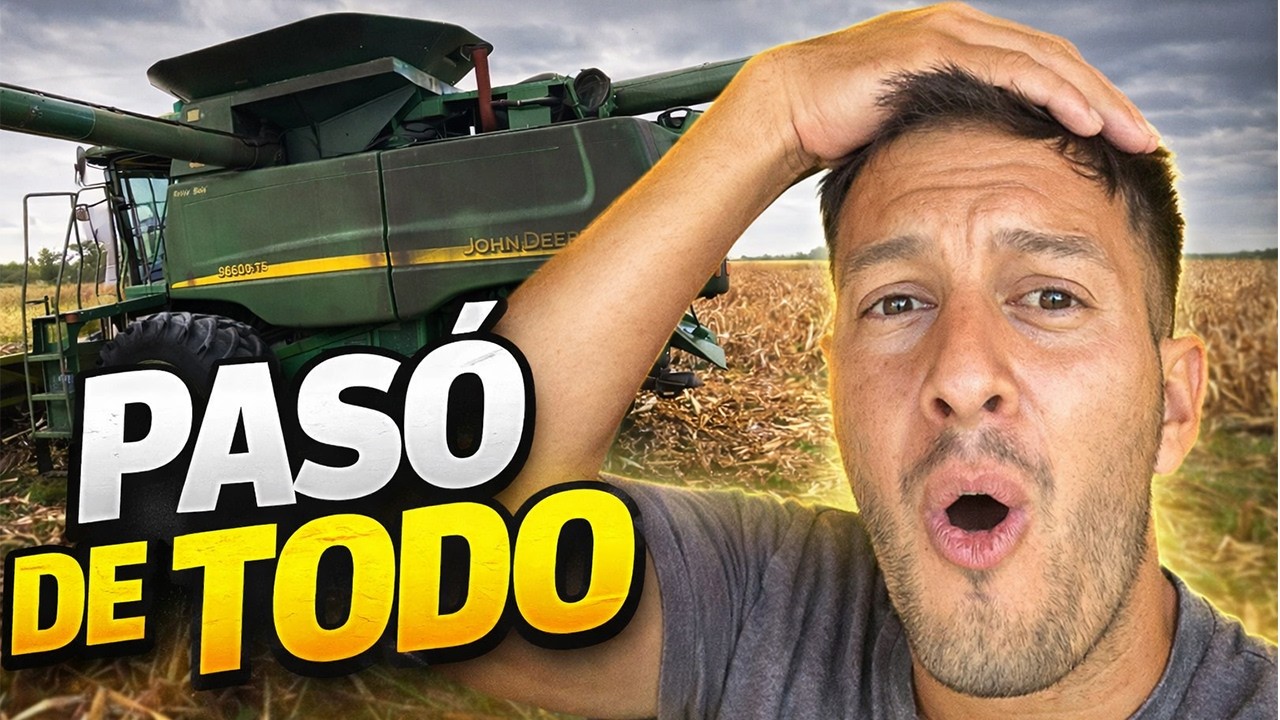 Mudamos de CAMPO, se ROMPIÓ la TOLVA y PINCHAMOS.....