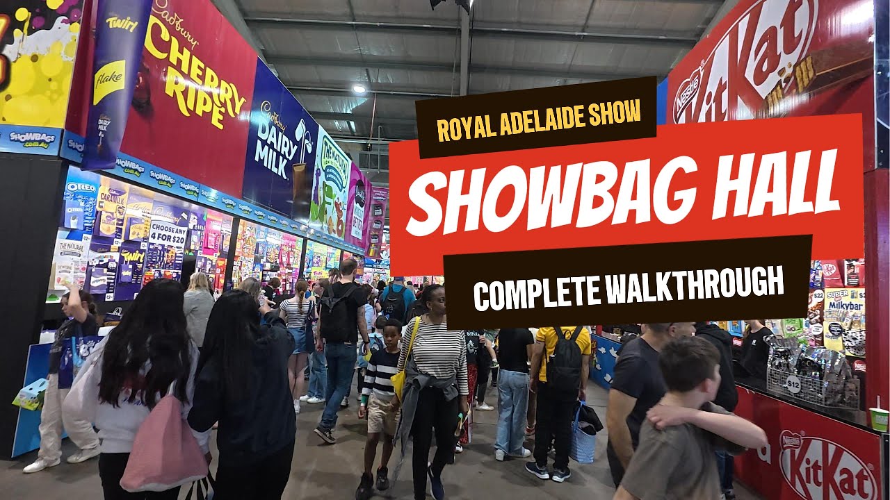Inside the Showbag Hall 2025! Royal Adelaide Show Walkthrough 🛍️✨