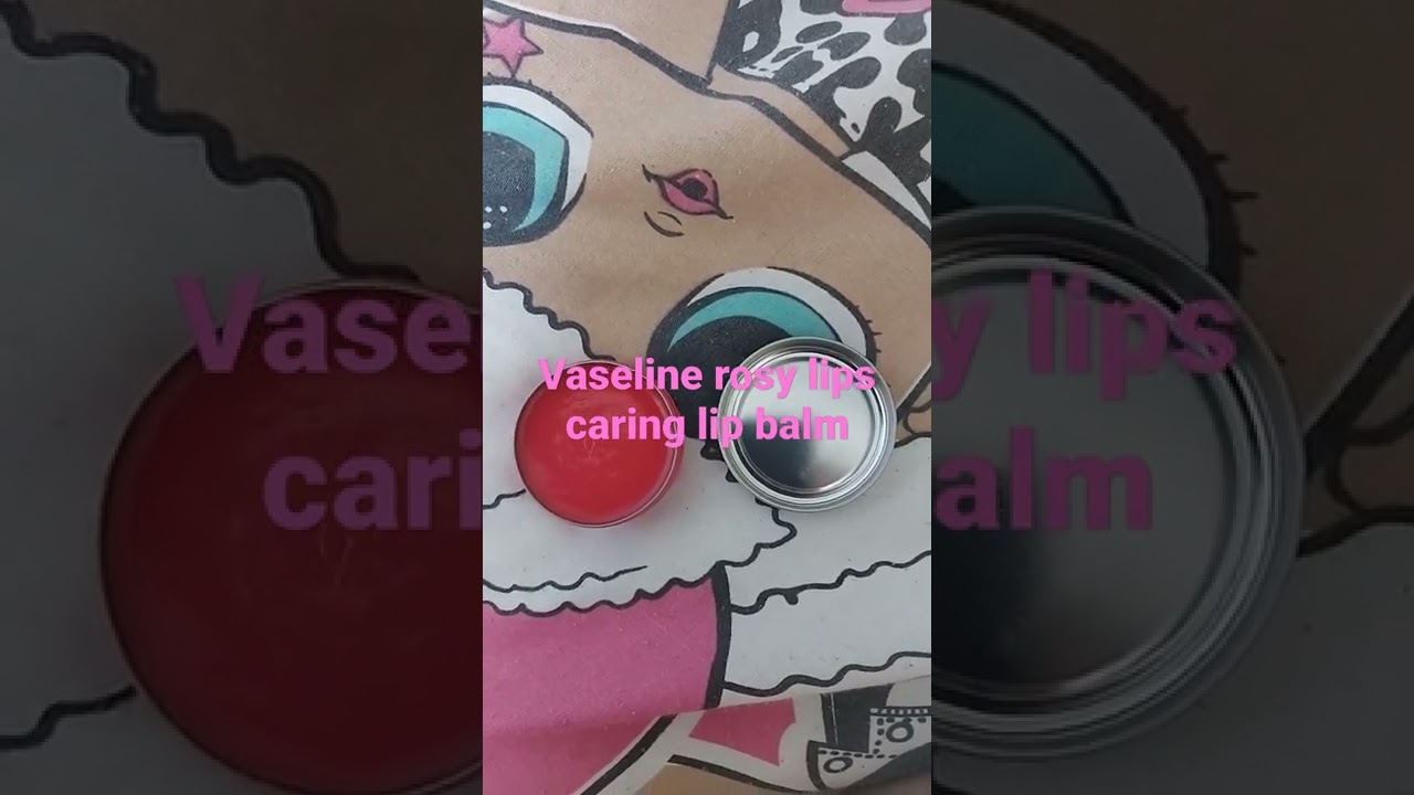 vaseline rosy lips caring lip balm 20g