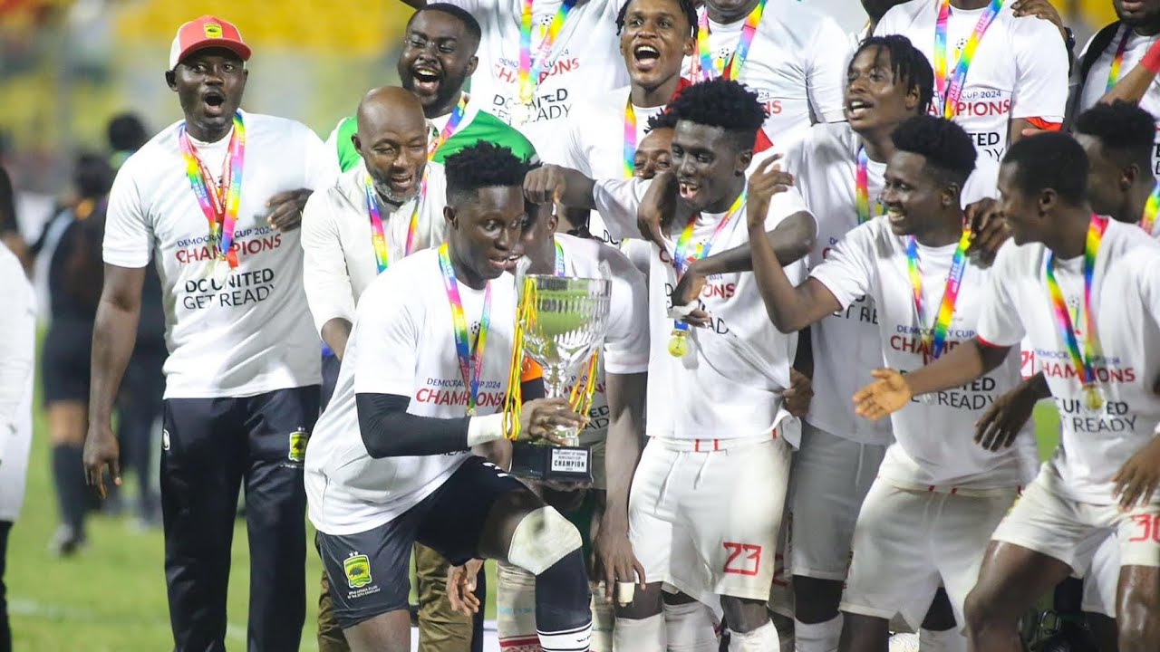 How Asante Kotoko Celebrated The Democracy Cup Victory Over Hearts of Oak!
