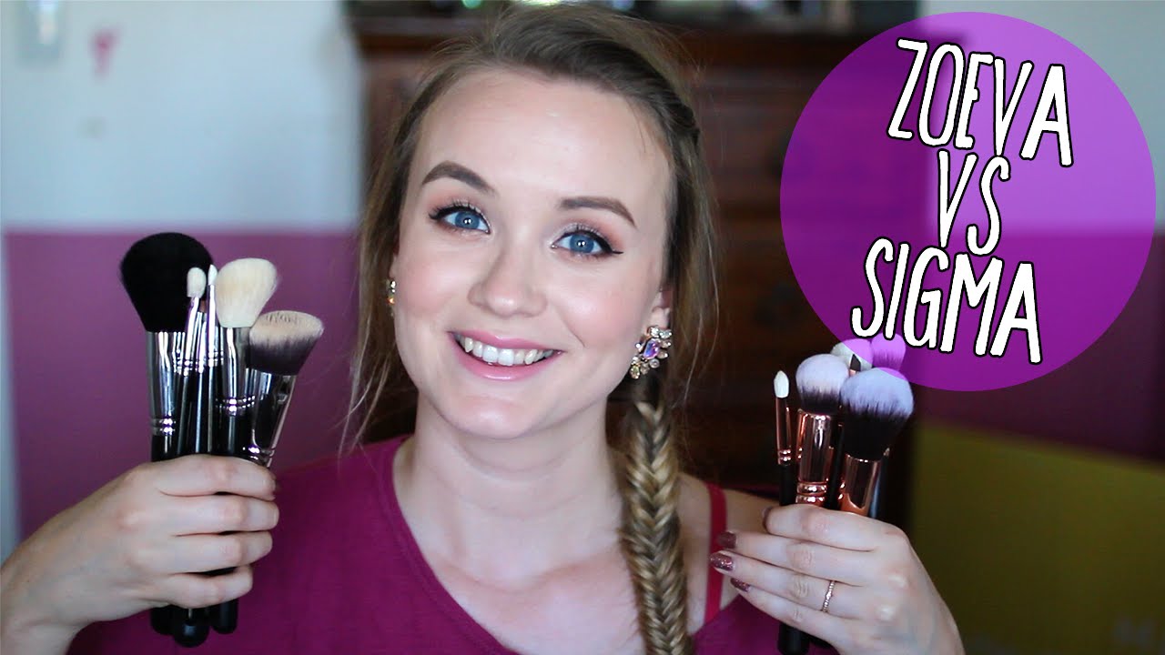 Zoeva Brushes vs. Sigma Brushes