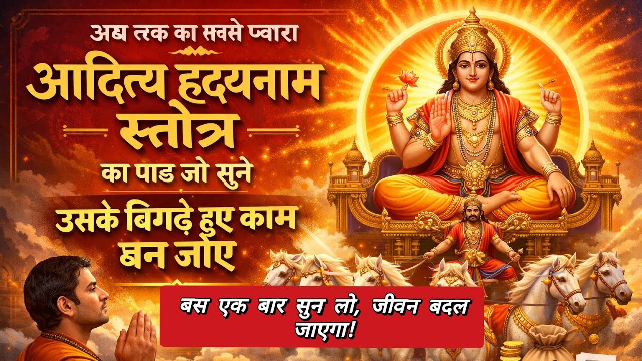 सबसे प्यारा आदित्य हृदयनाम स्तोत्र | Song + Stotram Mix | Surya Dev Bhajan 2026