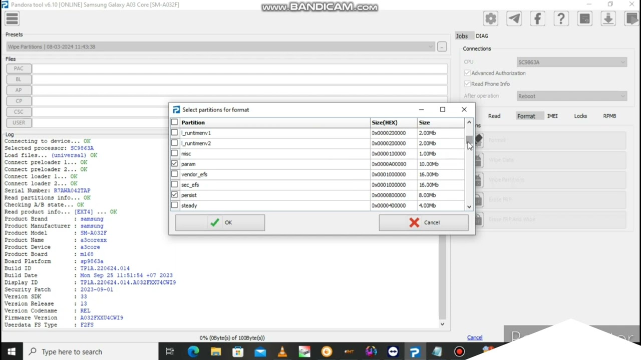 A03  CORE  MDM unlock permanently by pandora