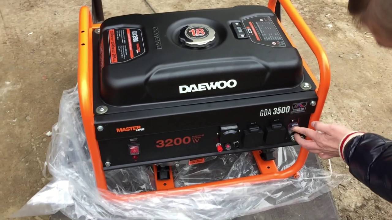 Распаковка Daewoo GDA 3500