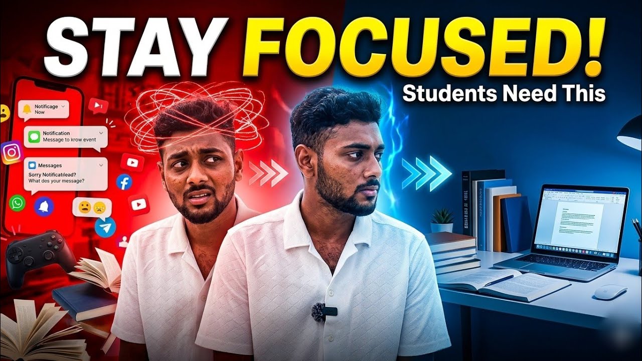 How to Stay Focused While Studying | Study Without Distractions