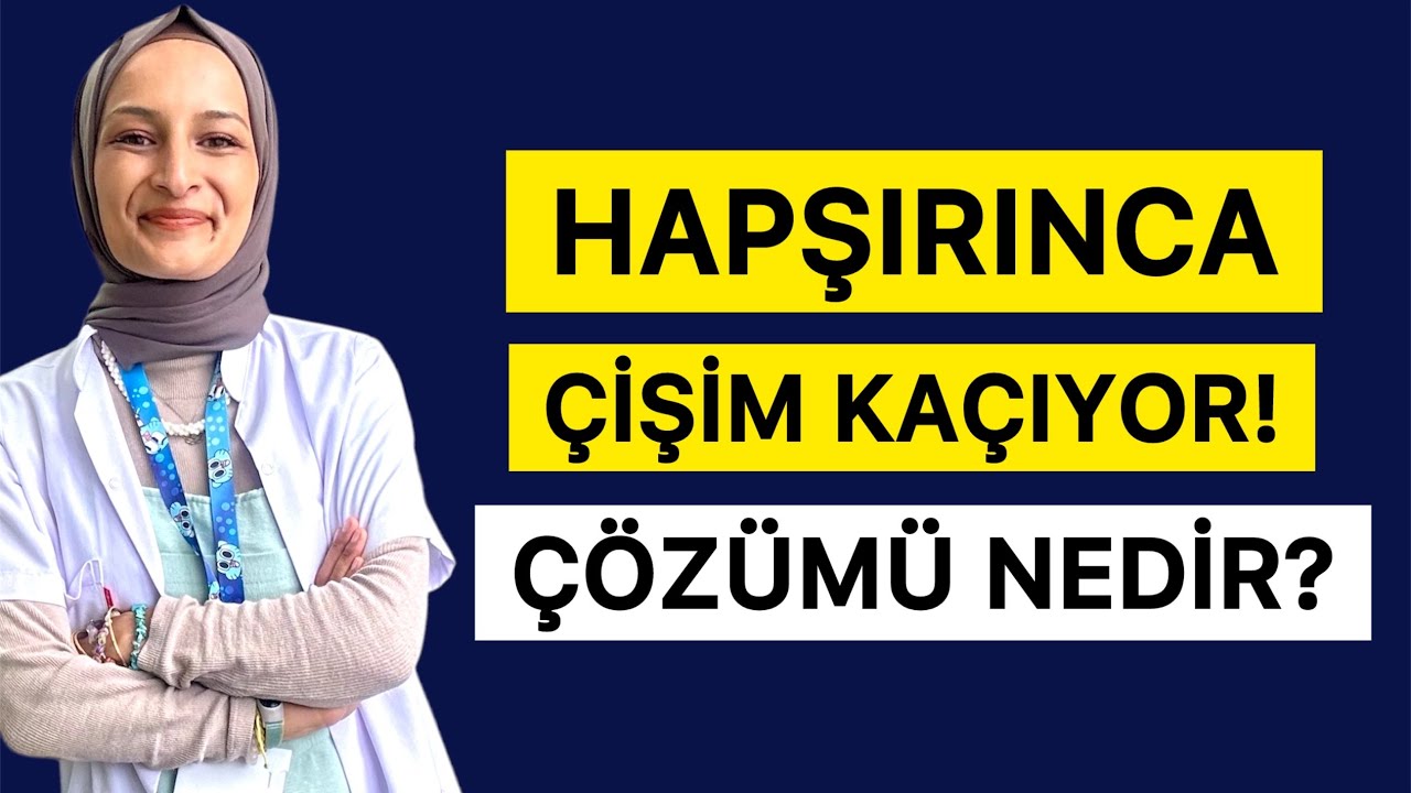 Hapşırınca İDRAR KAÇMASINA Çözüm! 