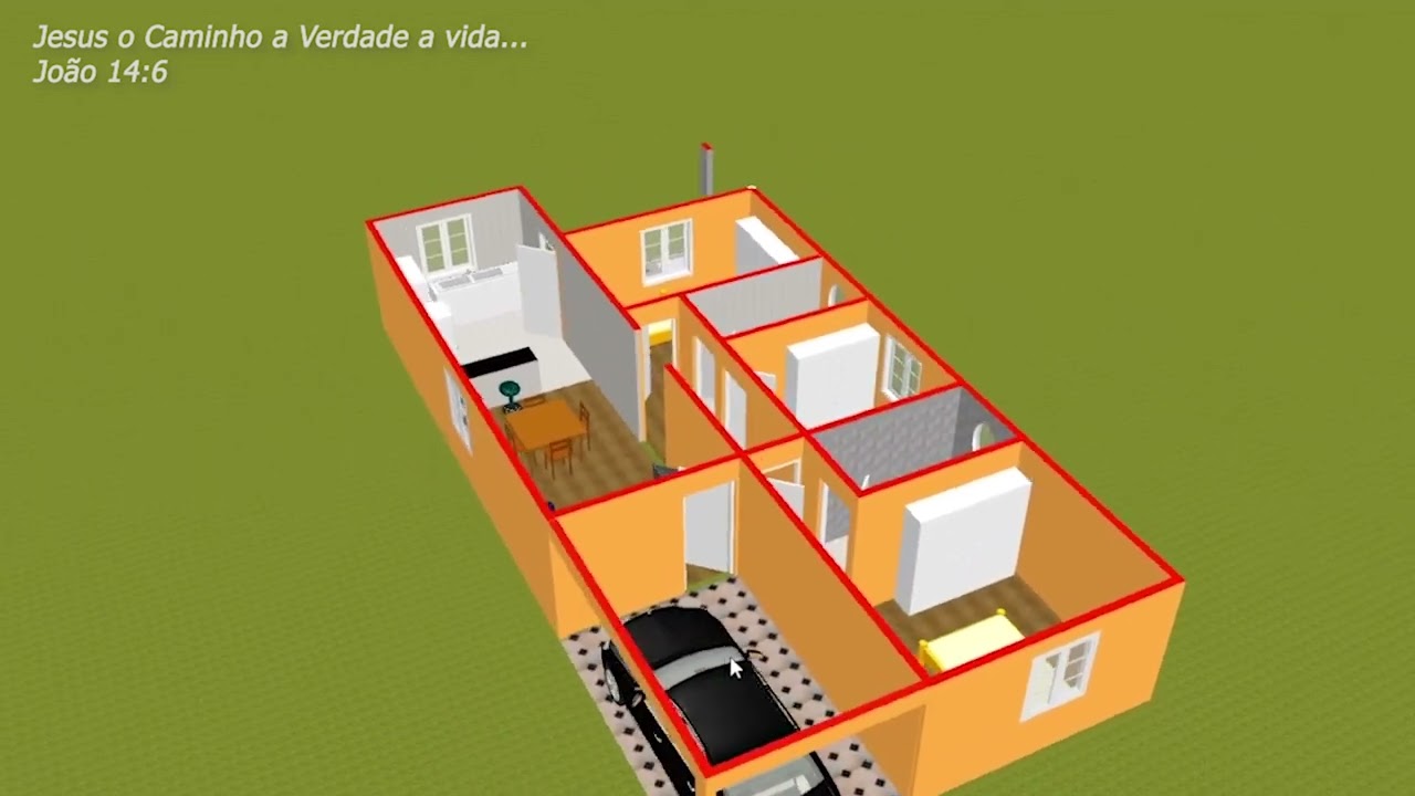 2 bedroom house plan 8x15