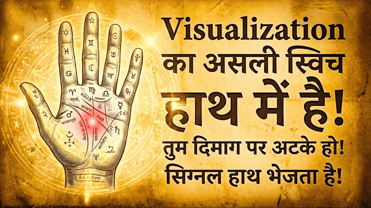 Visualization FAIL  का  कारण “MIND” नहीं—ये 1 “BODY PART” Real “SIGNAL” भेजता है (HAND INTERFACE ON)