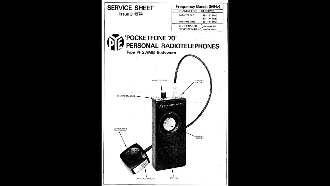POCKETFONE 70 Op Banner Northern Ireland Troubles