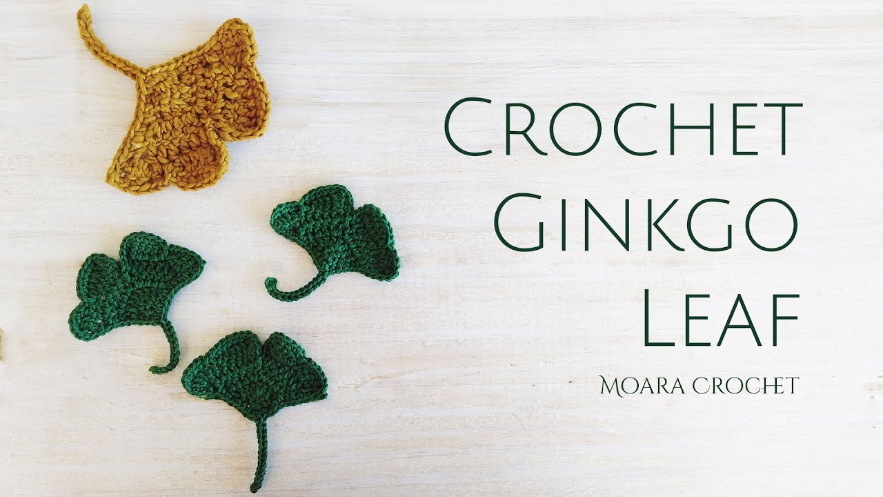 Free Crochet Leaf Pattern - Ginkgo Leaf with Moara Crochet