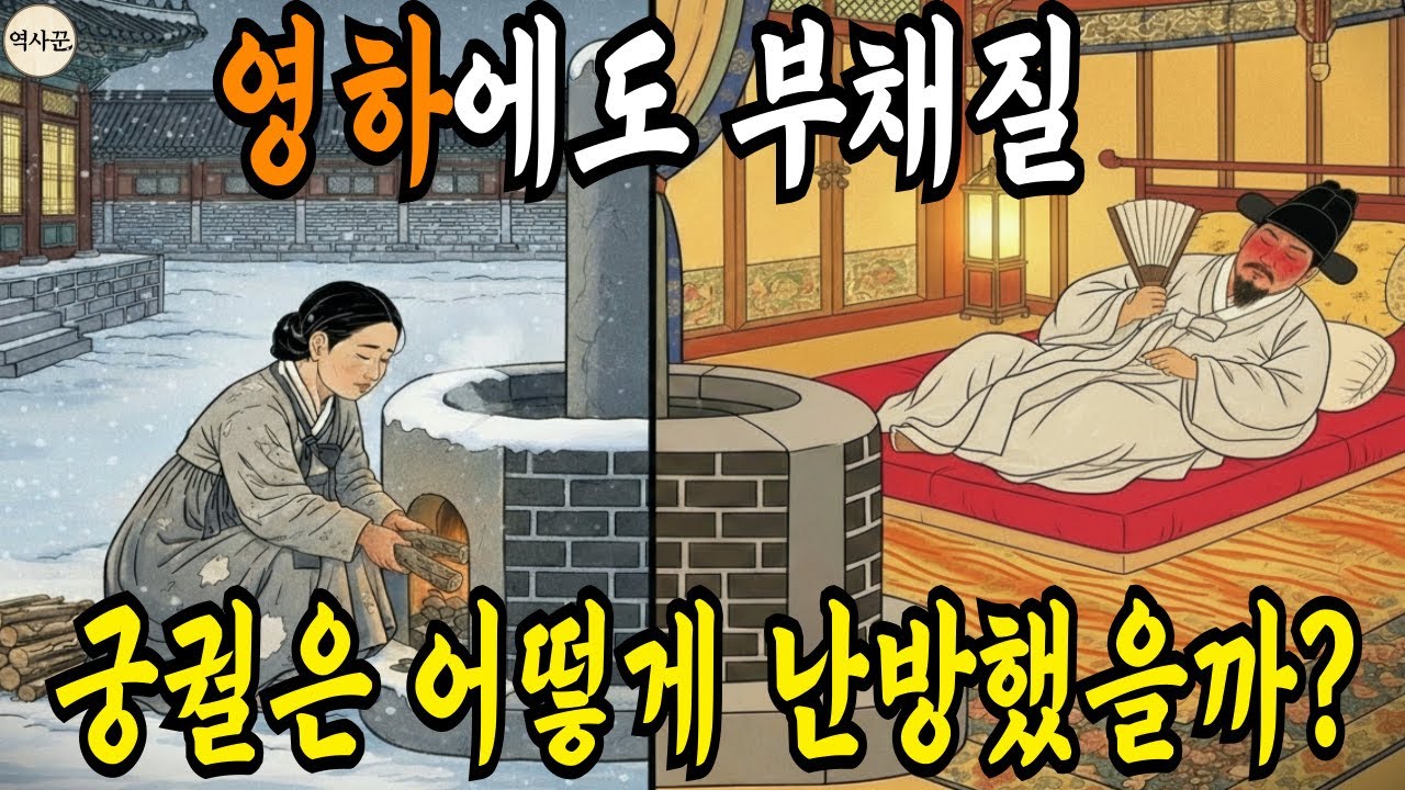 [한국사] 영하날씨에도 부채질하는 왕 조선 궁궐은 어떻게 난방했을까? | 정사 | 야사