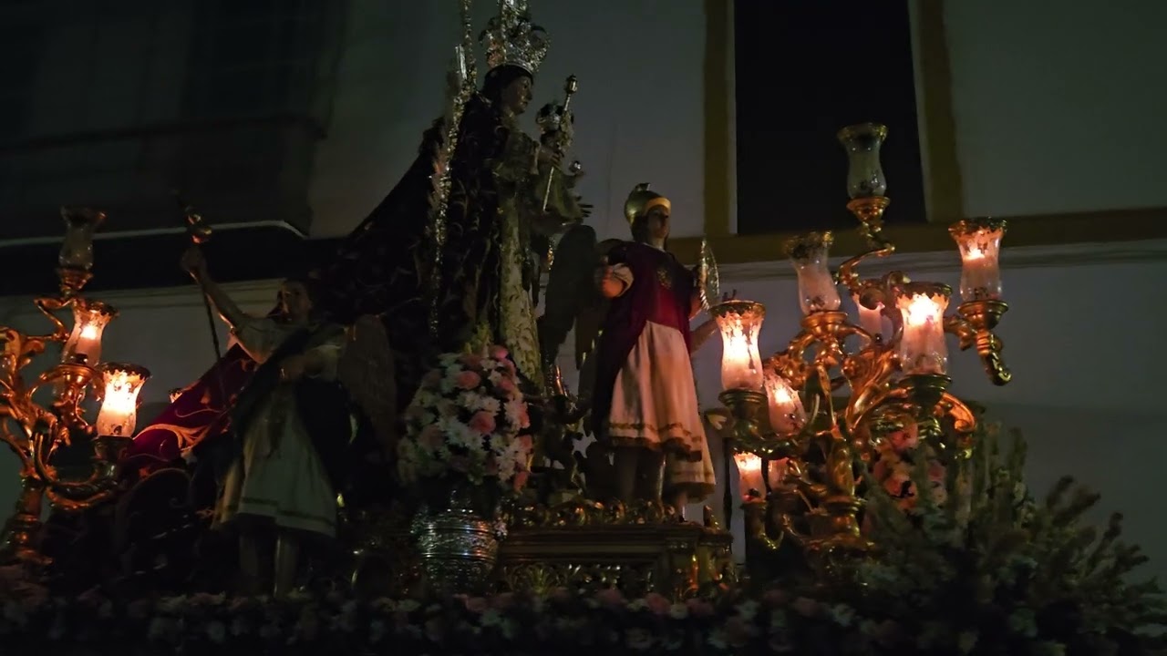 Virgen del Rosario, Patrona de Marchena por calle Doctor José Salvador Gallardo - Marchena 2025