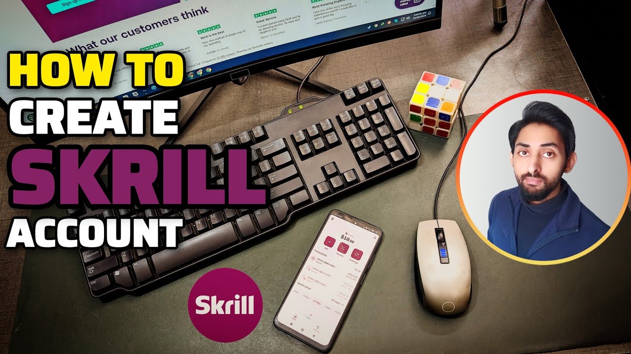 HOW TO CREATE SKRILL ACCOUNT AND DEPOSIT MONEY IN SKRILL in 2024 | HINDI/URDU