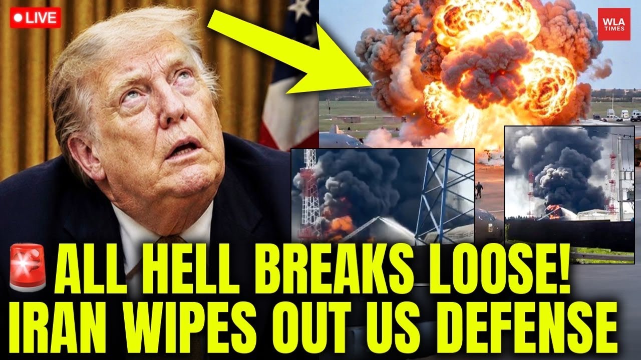 US 'PANICS'! IRAN 'DECIMATES' US JET Shelters In Huge WAVE?