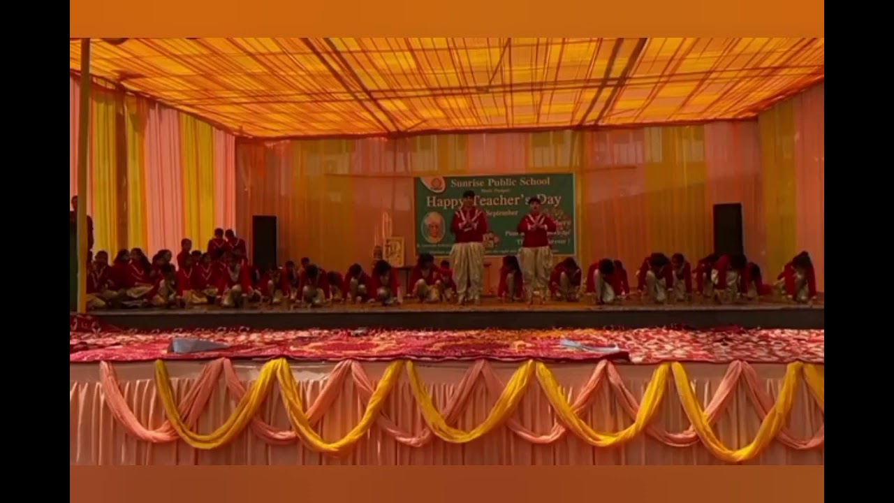 Teacher's Day Celebration - 2023 || Sunrise Public School, Bhalsi  (Panipat)