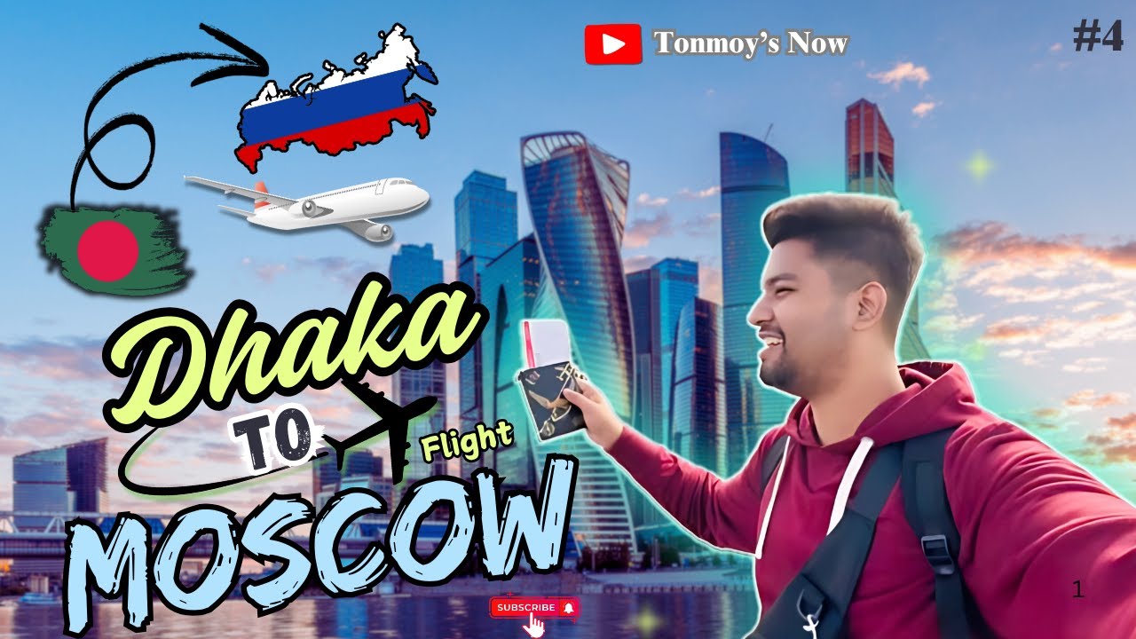 Dhaka to Moscow Flight Journey✈️ || VLOG- 4 || 🇧🇩✈️🇷🇺 As an International Student ||#studyinrussia
