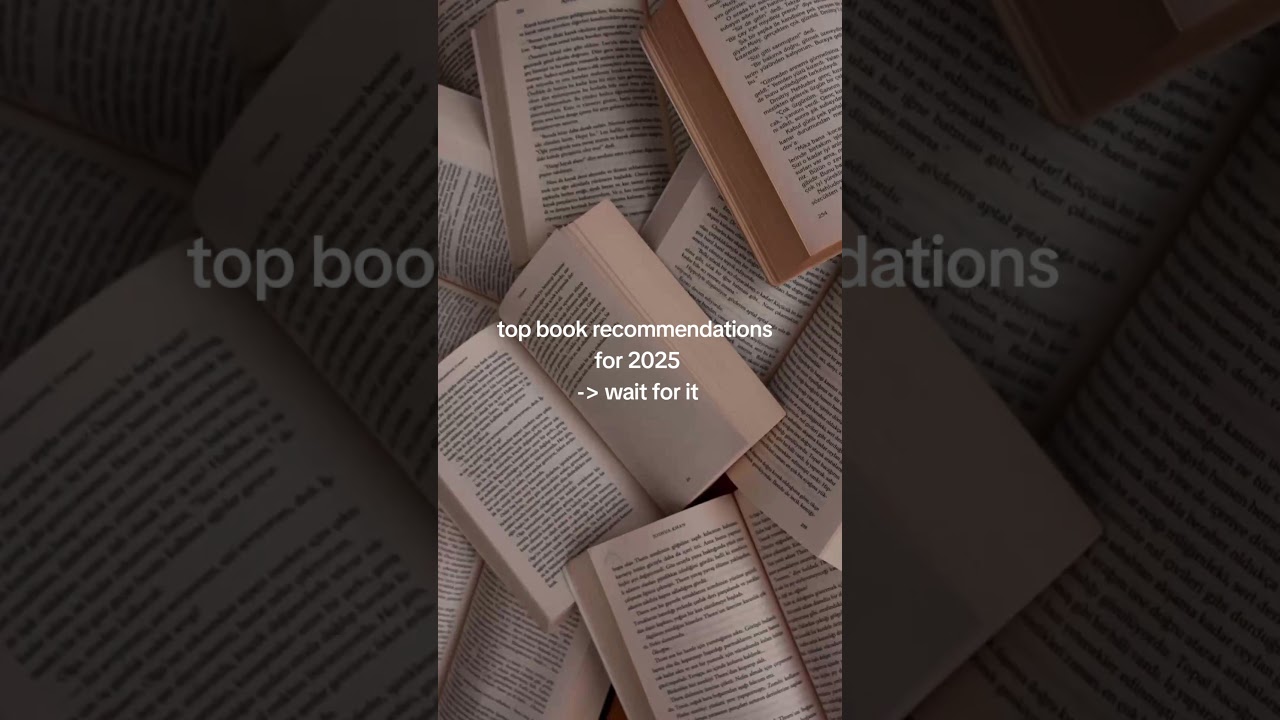 Top book recommendations for 2025 #booktok #books