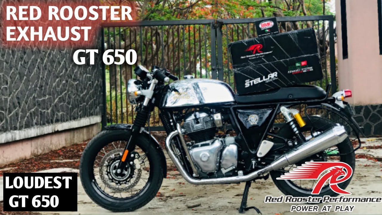 Installing Red Rooster Exhaust + BMC Air Filter in Continental GT 650🔥| Finally in 2025 | Loudest😲