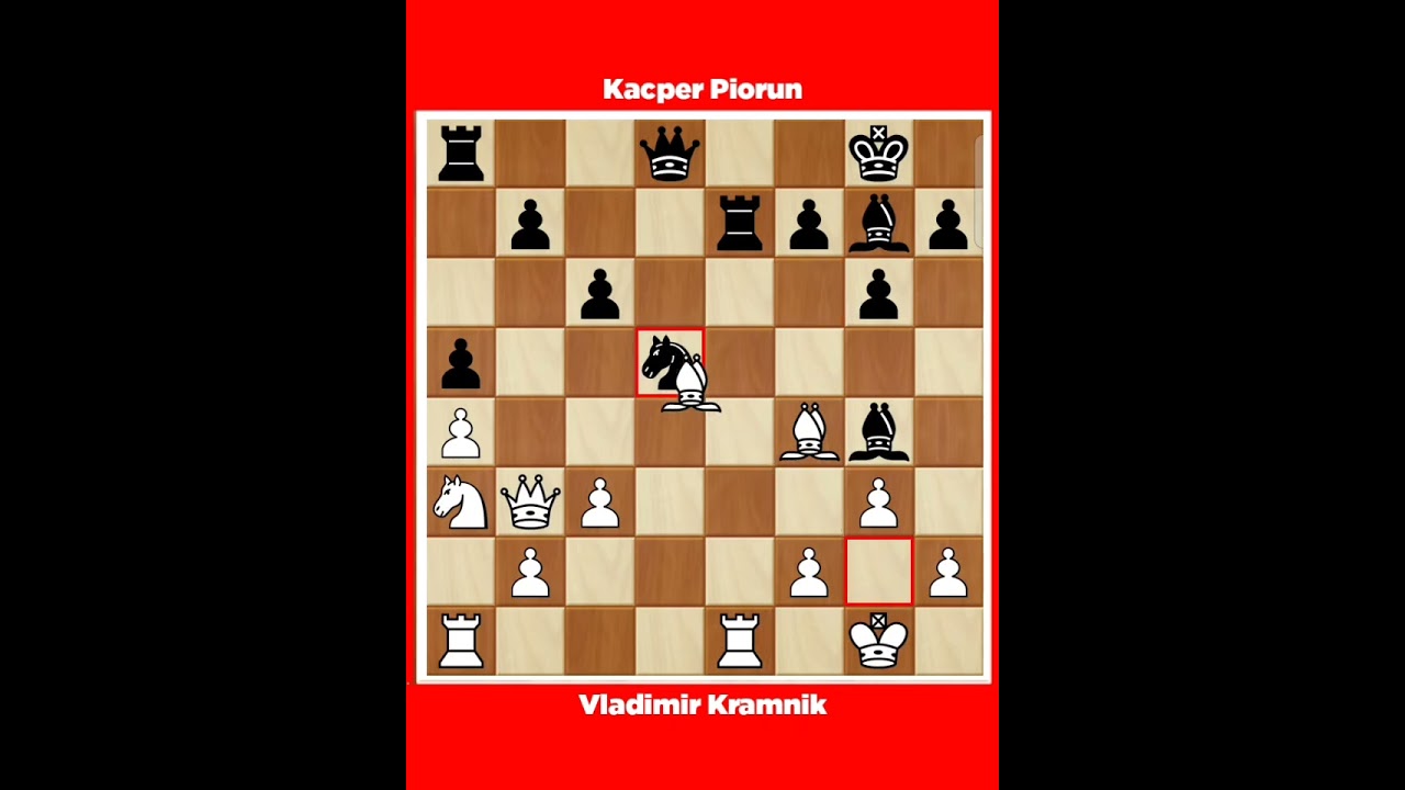 Vladimir Kramnik vs Kacper Piorun √ Qatar Masters Open Doha QAT, 2015.