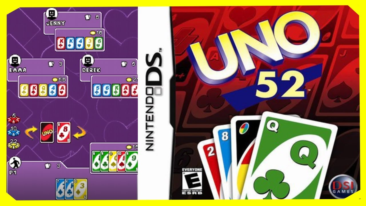 Uno 52 Gameplay (Nintendo DS)