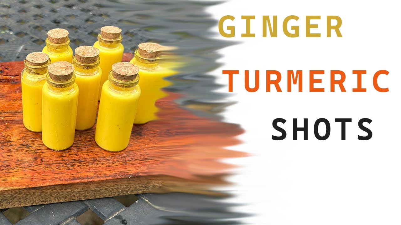 Do It Yourself Ginger Turmeric Wellness Shot │ Anti Inflammatory │Immune Boosting