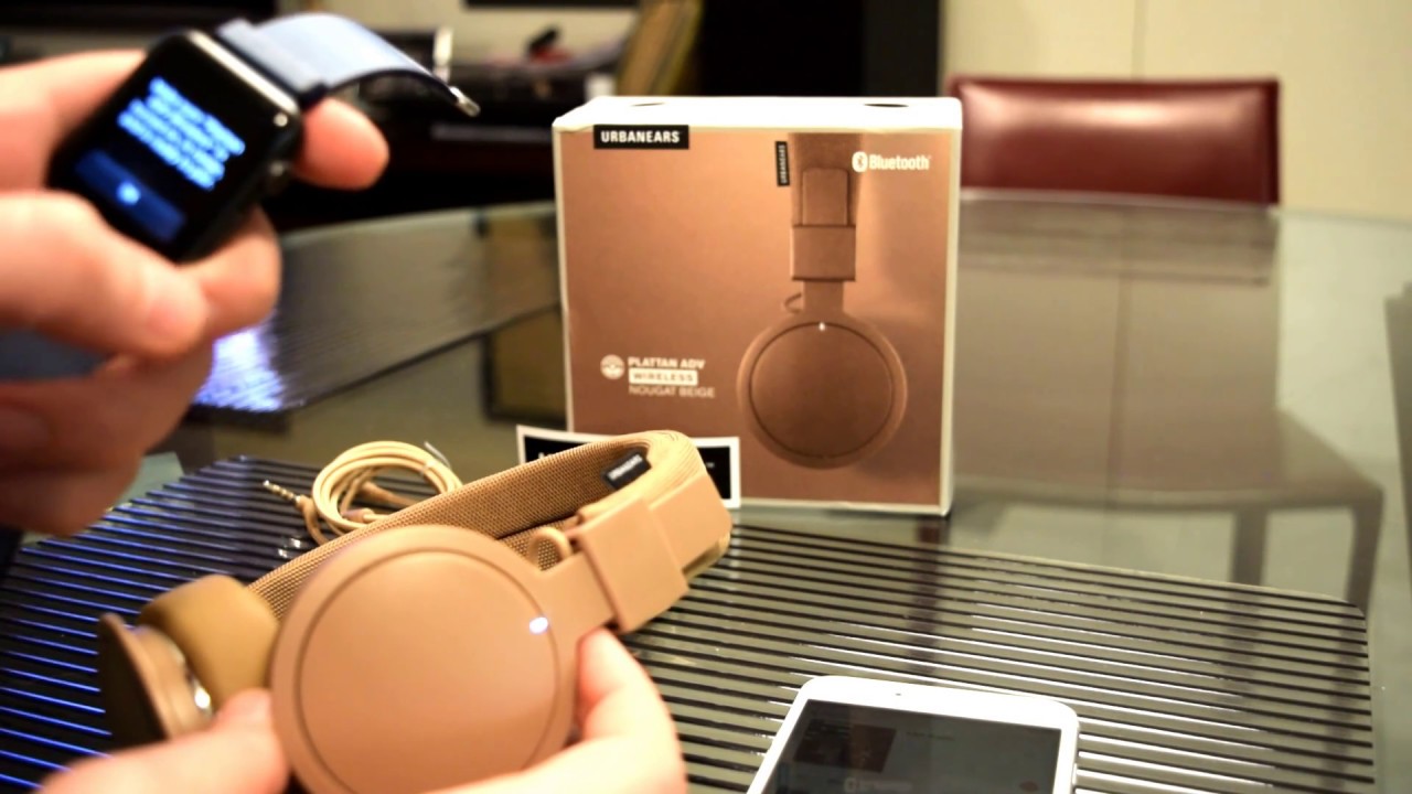 URBANEARS  PLATTAN ADV WIRELESS - Unboxing & pairing to iPhone and Apple Watch - Part 2