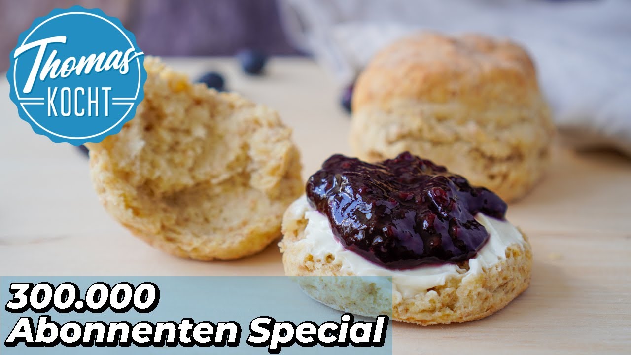 Scones - das wahrscheinlich schnellste Brötchen der Welt / 300.000 Abonnenten Special
