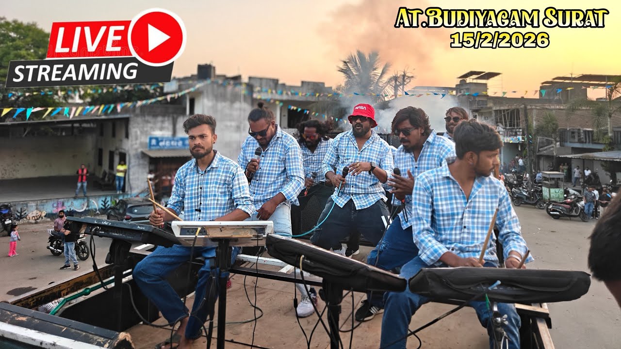 Rocky star band At.Budiya Surat 15/2/2026