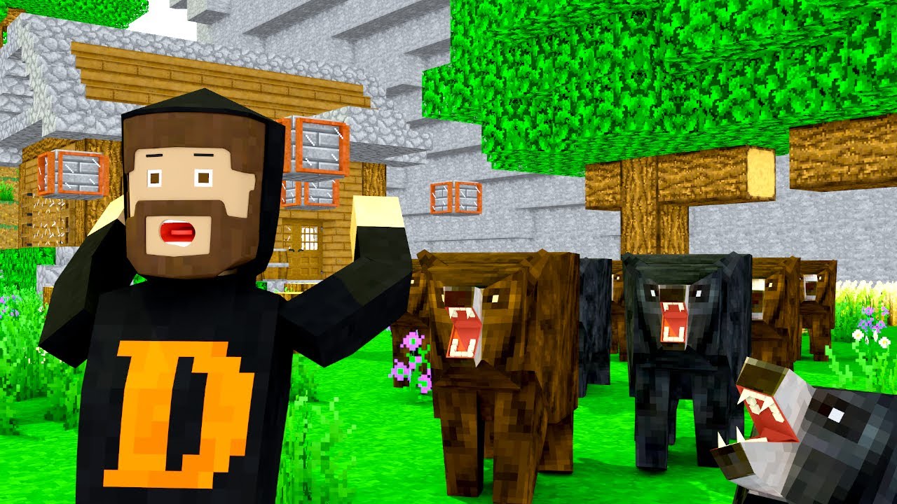 SURVIVALCRAFT 2, MAS UM URSO APARECE QUANDO E ONDE VOC&Ecirc; MENOS ESPERA!! (survivalcraft animation)