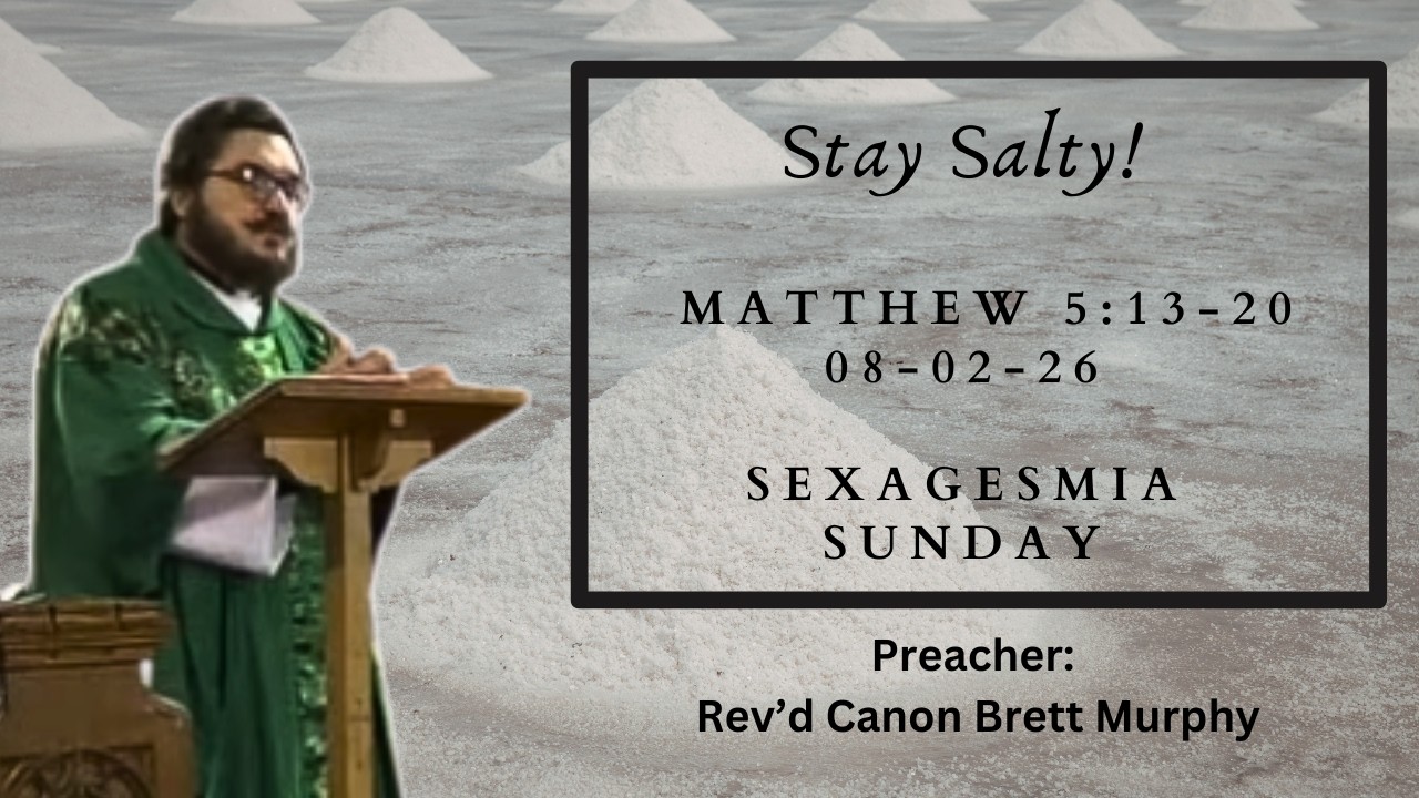 Оставайтесь в соленом настроении! Проповедь по Евангелию от Матфея 5:13-20 от преподобного канони...