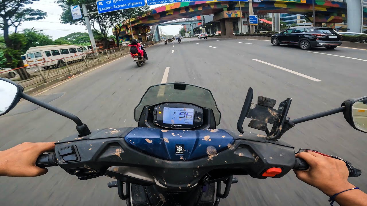 Top Speed Challenge: How Fast Can the Burgman 125 Go? | GoPro 10 | 4k | Speed Test | #burgman #viral