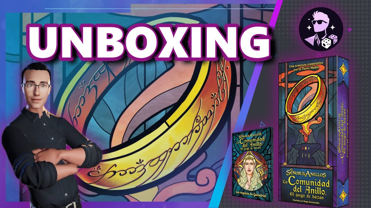 UNBOXING de La Comunidad del Anillo EL JUEGO DE BAZAS - El Señor de los Anillos