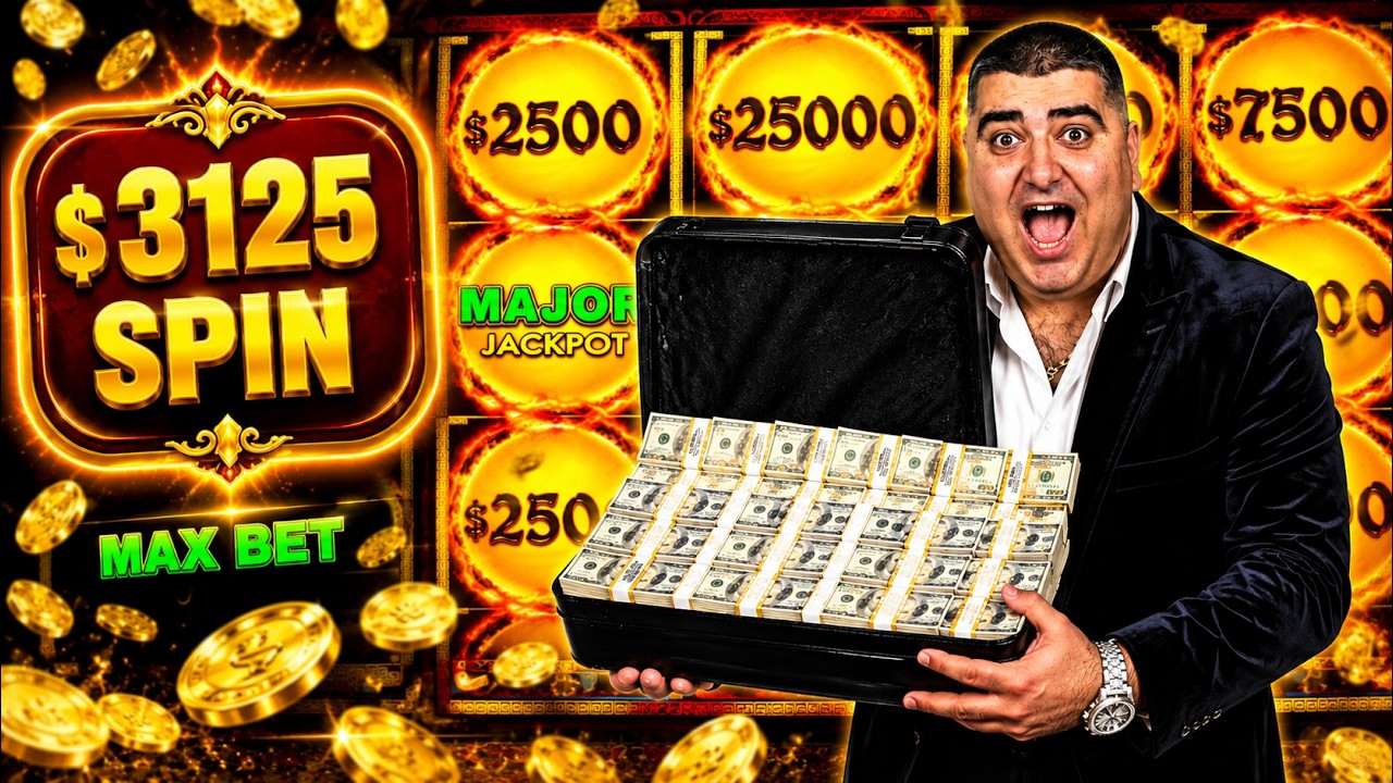 $3,125 Spin Bonus & EPIC JACKPOTS On Million Dollar Dragon Link Slot