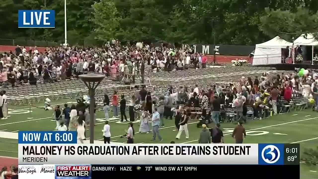 Maloney High School graduation after ICE detains student