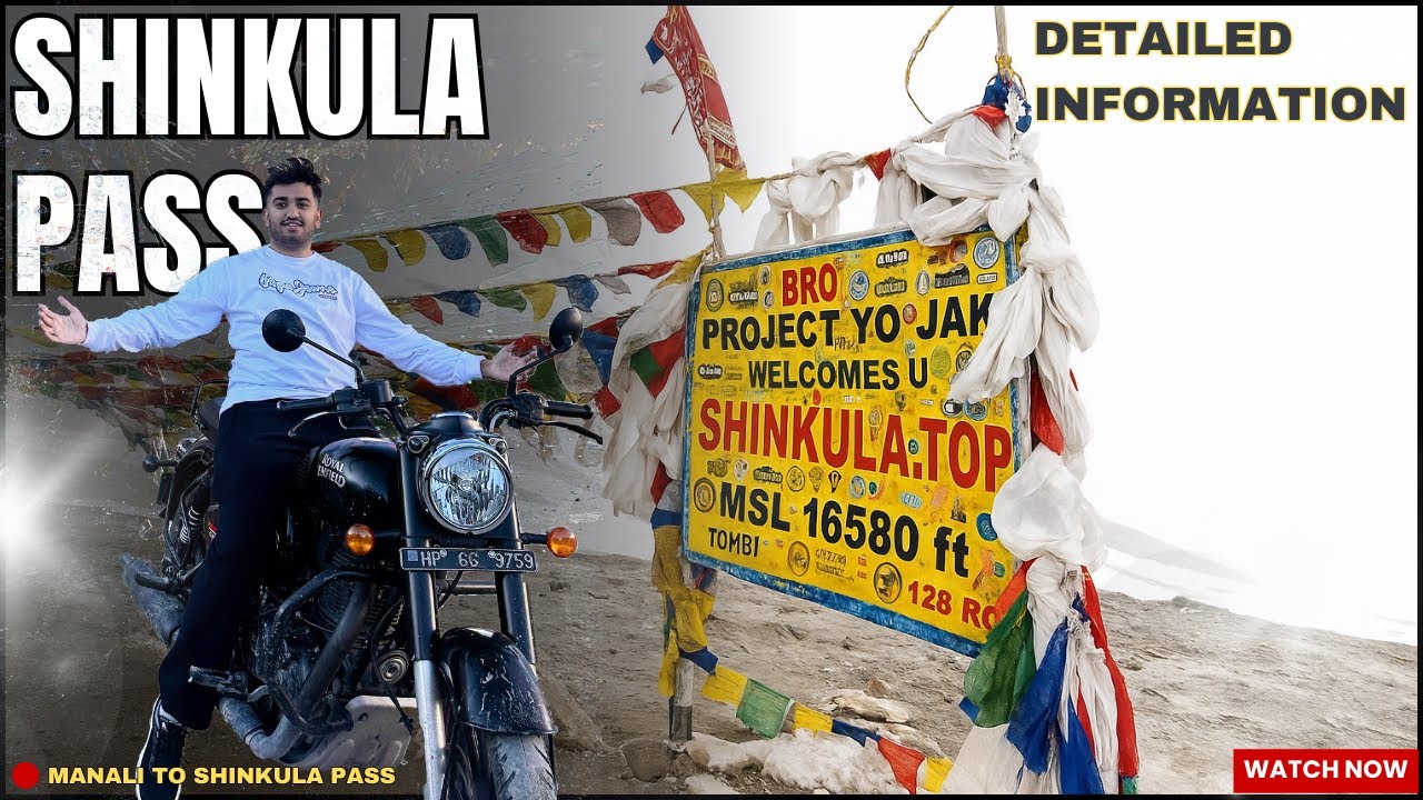 Manali To Shinkula Pass Motoride | Zanskar Valley Vlog | #shinkulapass 