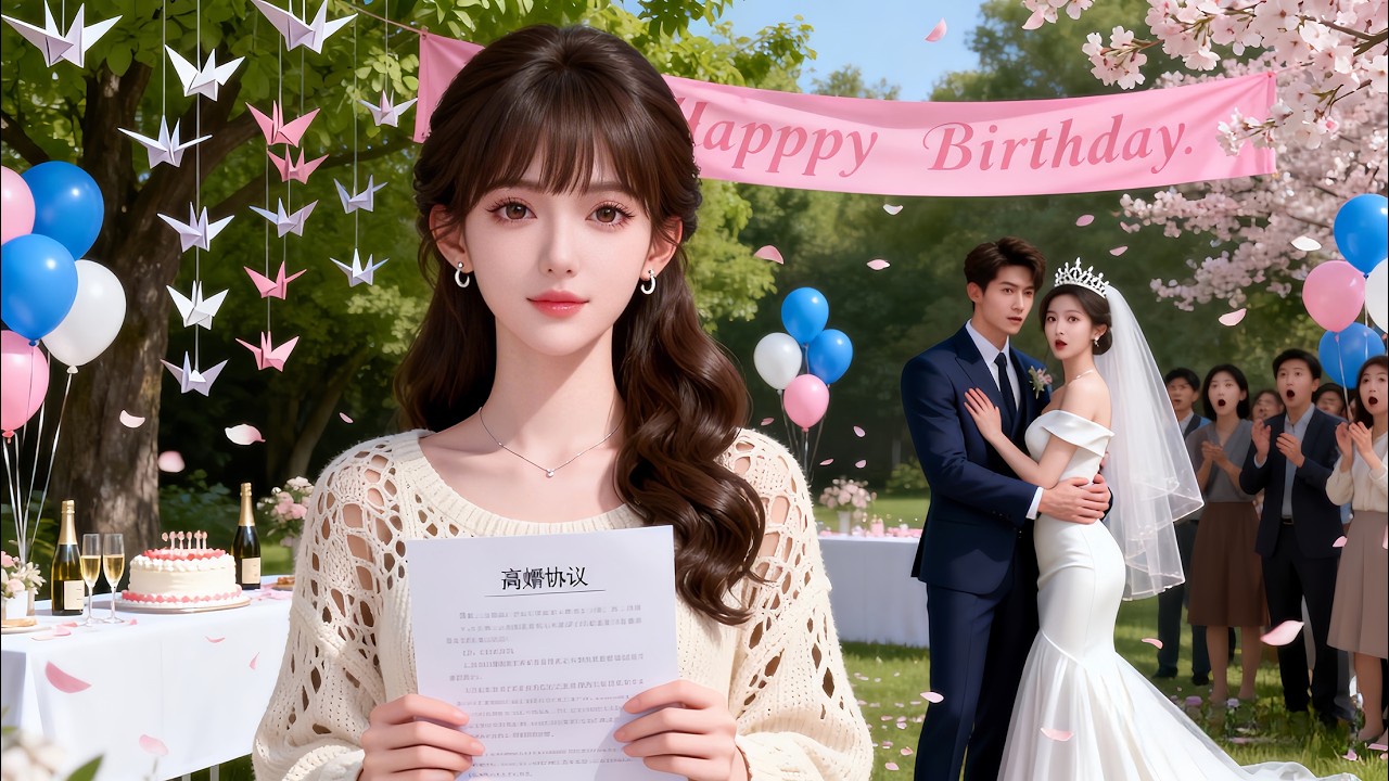 FULL丈夫為白月光豪辦生日宴，任她穿婚紗亮相，還逼孕妻出席受辱！她當場甩離婚協議消失。當他醒悟後悔瘋狂尋找，卻再也找不回她！#drama #甜宠 #霸总 #灰姑娘