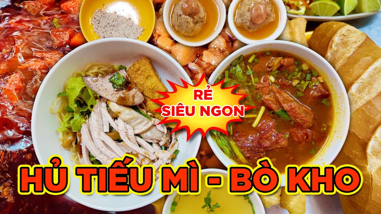 HỦ MÌ HỒNG PHÁT KHU BÀ CHIỂU: SIÊU NGON-RẺ! BÒ KHO NINH MỀM VỚI MẦU THẢO QUẢ: THƠM NGON HẤP DẪN! 50K