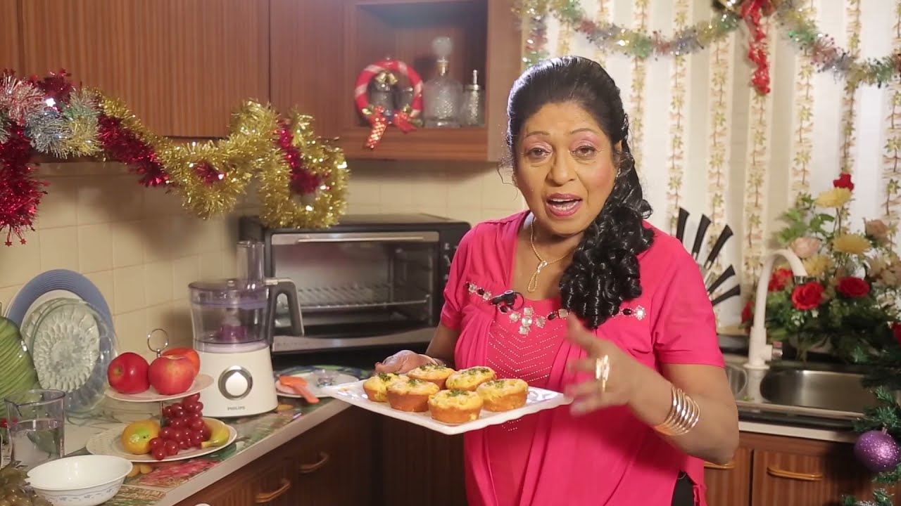 Savoury Muffins | Mallika Joseph Food Tube