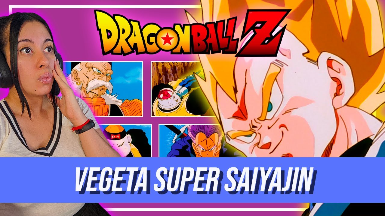 VEGETA se transforma en SUPER SAIYAJIN por primera vez | SAGA ANDROIDES | Reaccion a DRAGON BALL Z