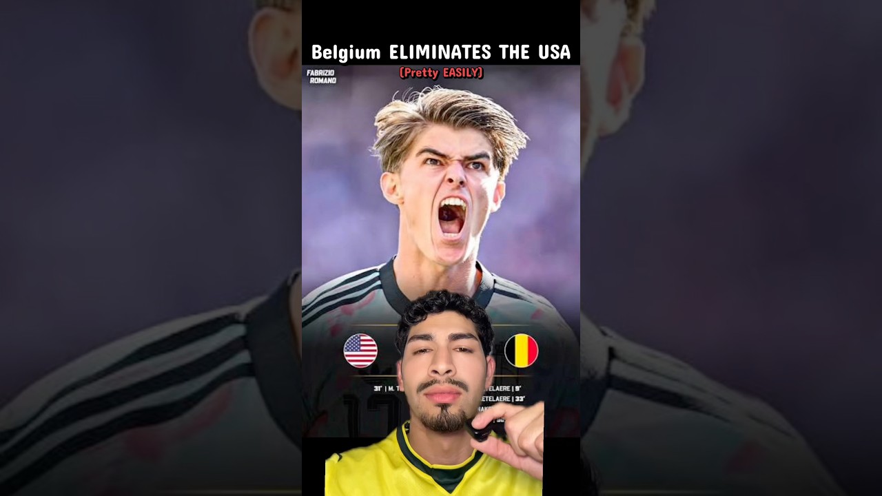 USA Eliminated 😭💔! #worldcup2026 #usa #belgium #eliminated #football