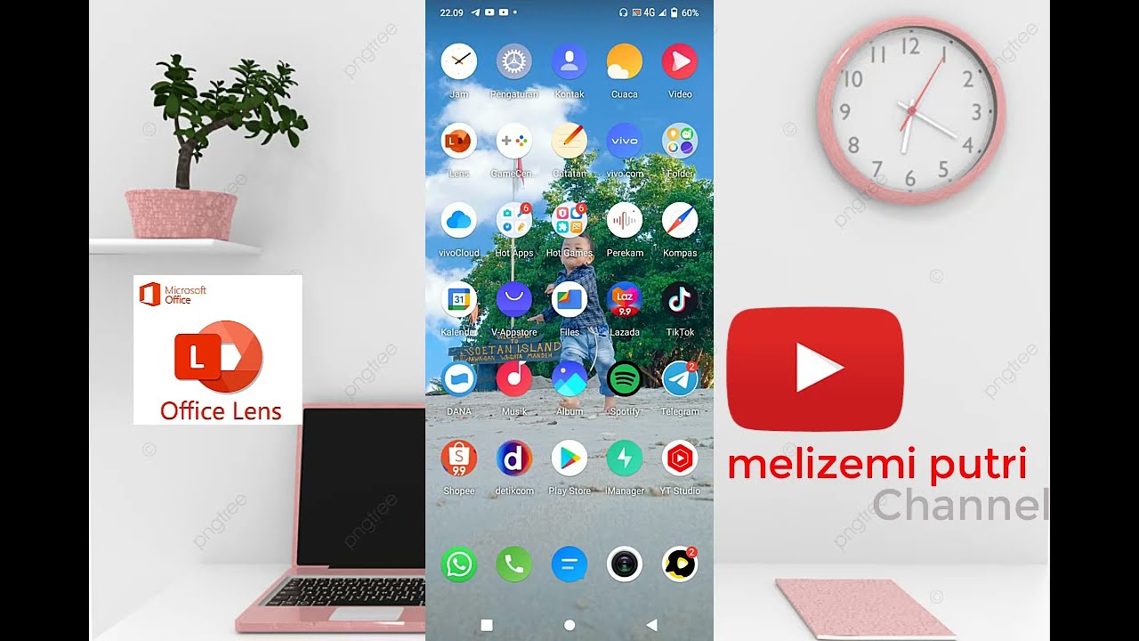 Scan dokumen dengan aplikasi Office Lens menggunakan android