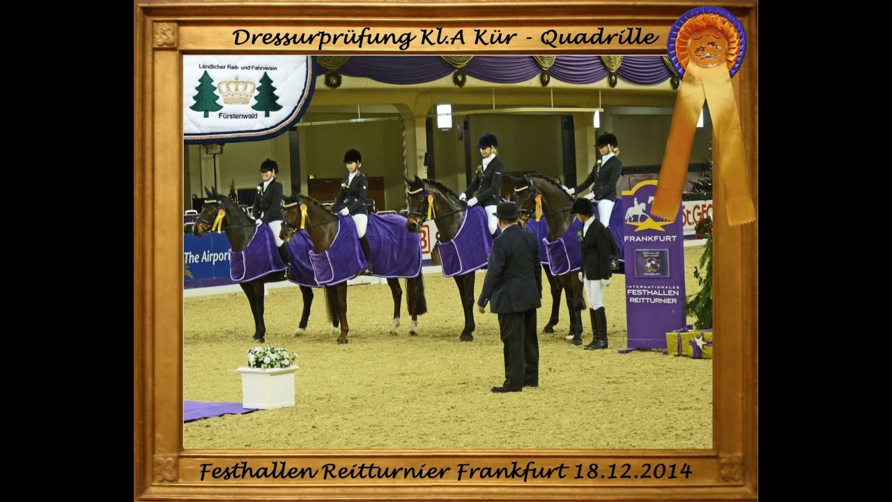Dressurprüfung Kl. A Kür - Quadrille für Mannschaften