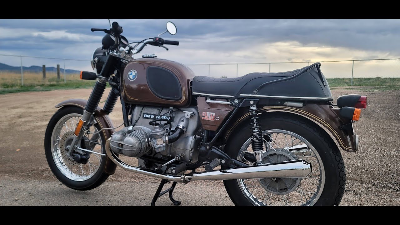 1976 BMW R90 /6 Airhead Havana Gold with Hoske Sport Exhaust