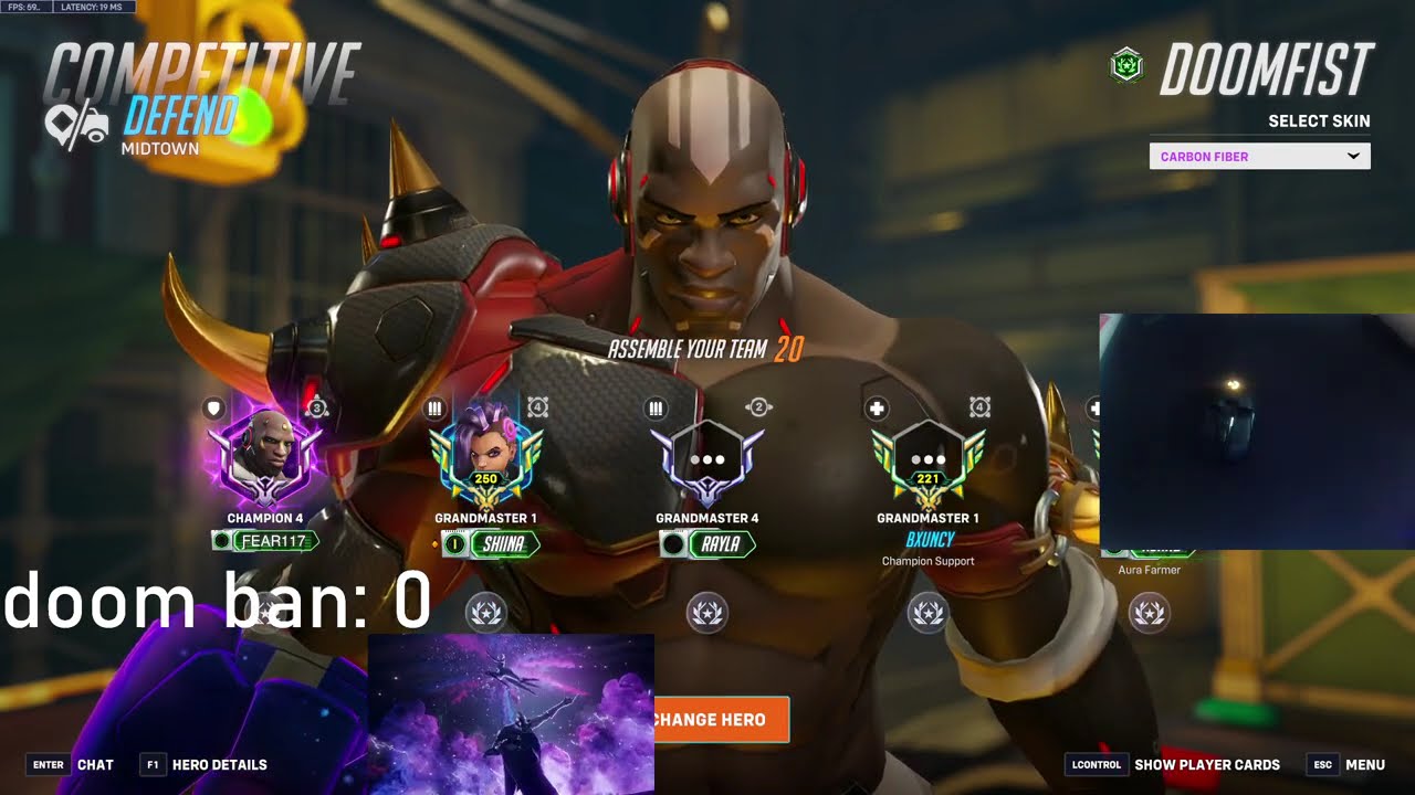 Overwatch 2 New Doomfist God Fear Showing His Doomfist Gameplay Skills