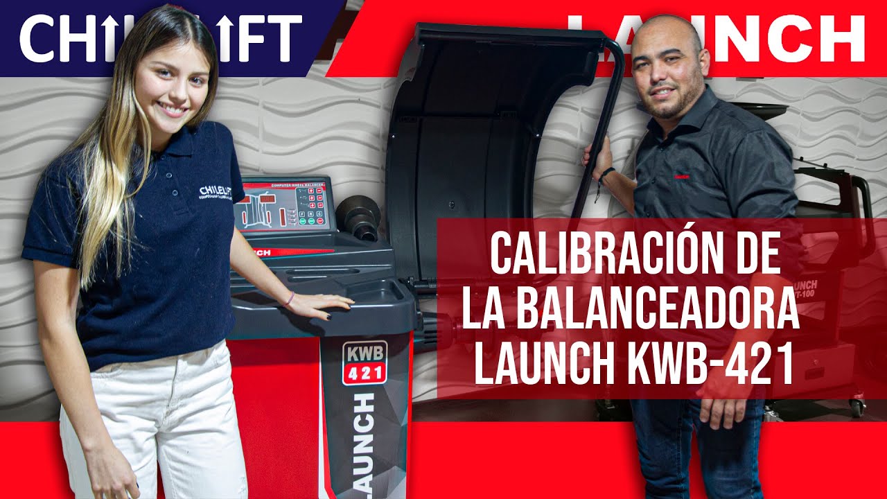 Calibración de la balanceadora de ruedas Launch KWB-421