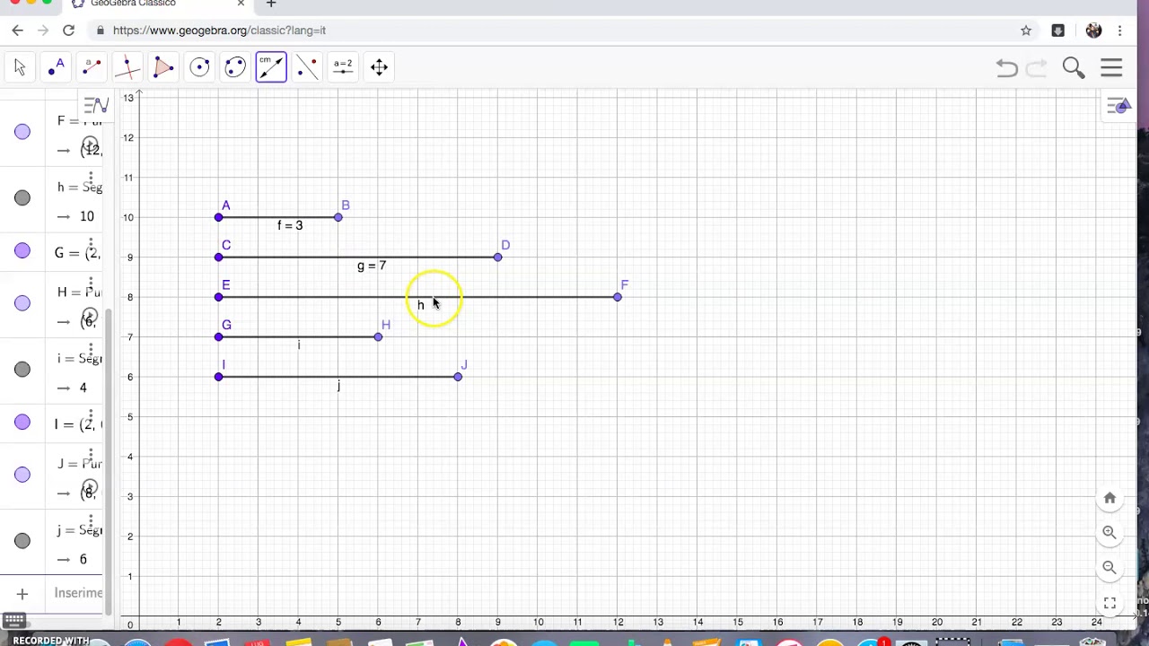 Somma Differenza Segmenti