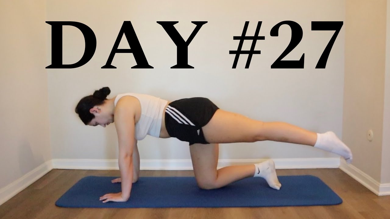 Day #27 Pilates Beginner 30 Day Workout Challenge At Home No Equipment