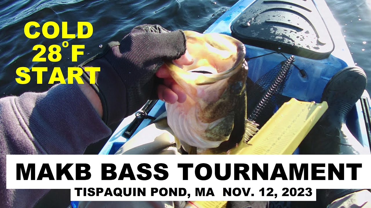 Bass tournament, Tispaquin Pond, Massachusetts. 