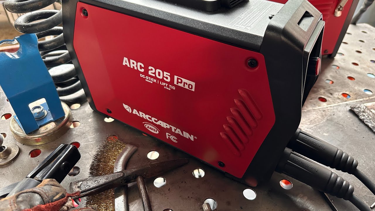 Welding 6010 6011 6013 7018 at 220 and 110 on ARC PRO 205